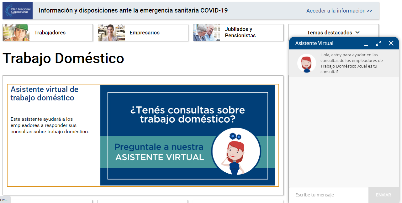 chatbot - Banco de Previsión Social (BPS)