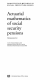 Actuarial mathematics of social security pensions