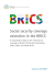 Social security coverage extension in the BRICS