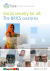 Seguridade social para todos: os países do BRICS