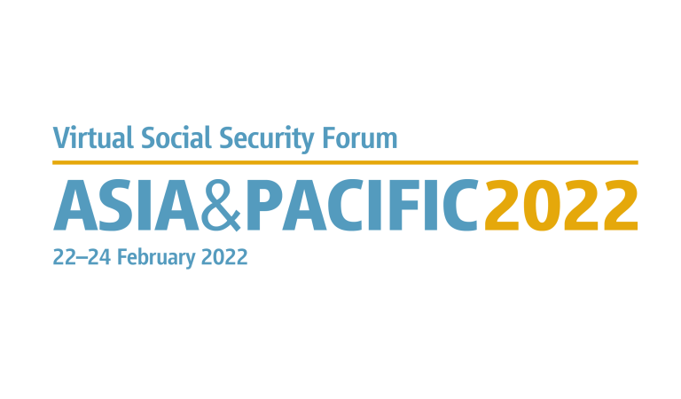 Forum virtuale della previdenza sociale per l'Asia e il logo del Pacifico