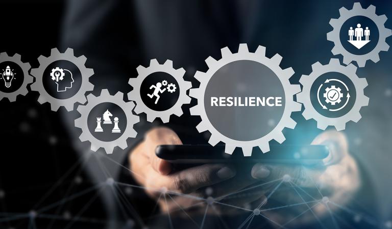 Resilience business for sustainable and inclusive growth concept. Stock photo.